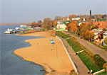 Центральный пляж г.Костромы